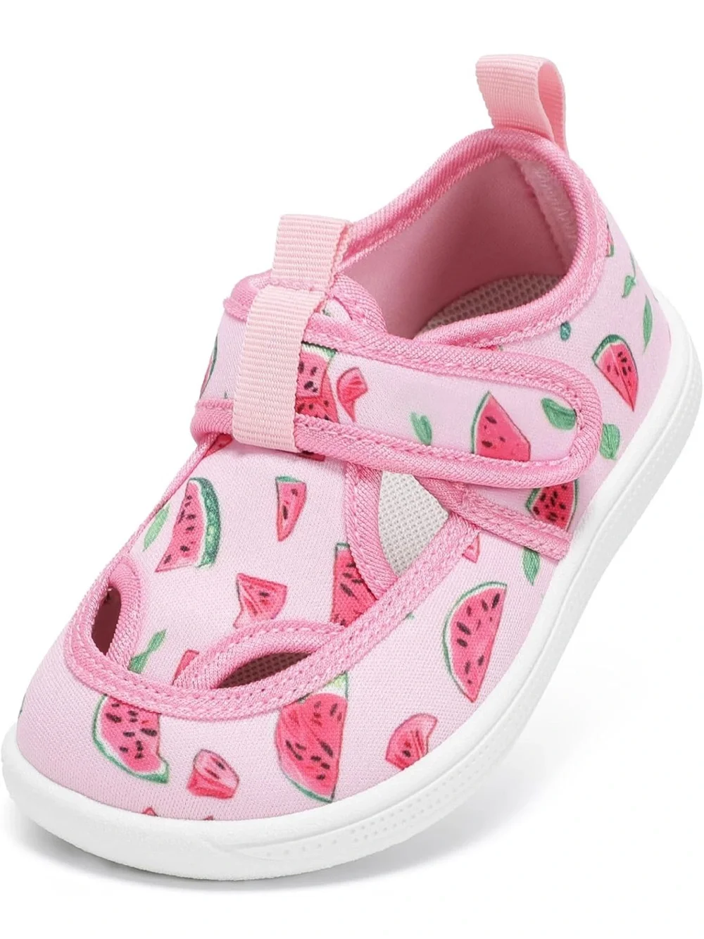 Pink Watermelon Print Mary Jane Kids Water Shoes